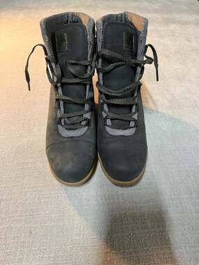 Forsake Alma Women's Waterproof Leather Lace-Up Wedge Ankle Boots
